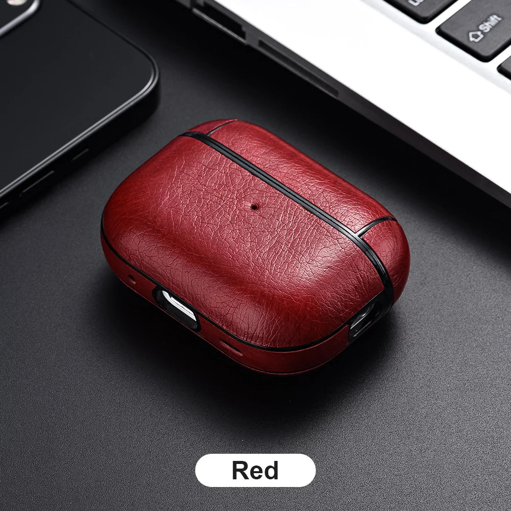 For Airpods Pro 2 Case Leather Earphone Case For Apple Air Pod 3 Pro 2nd Generation USB C