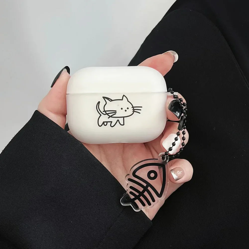 Cat Case For AirPods 1/2/3 Cover AirPods Pro 2 Case