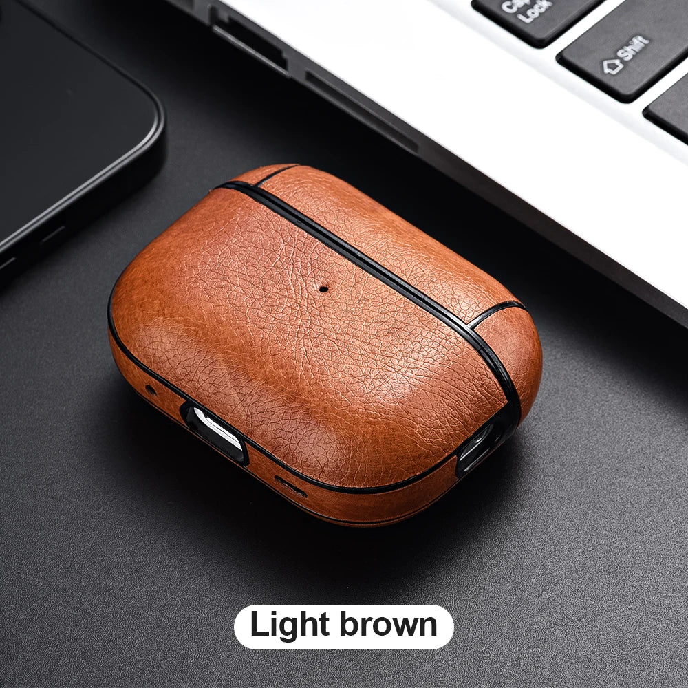 For Airpods Pro 2 Case Leather Earphone Case For Apple Air Pod 3 Pro 2nd Generation USB C