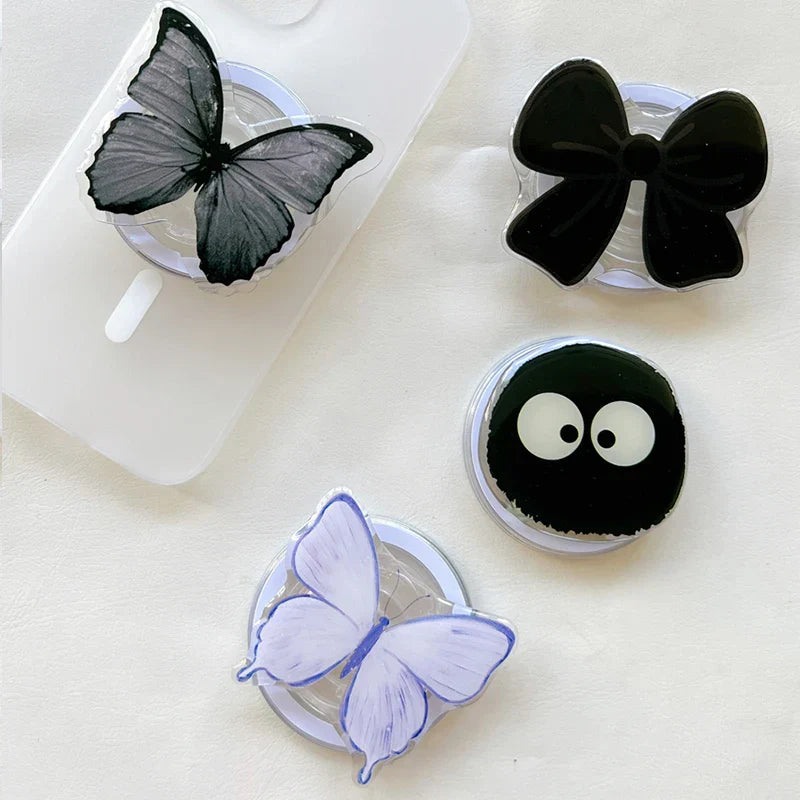 Cute Butterfly Magsafe Magnetic Phone Griptok Phone Holder Stand