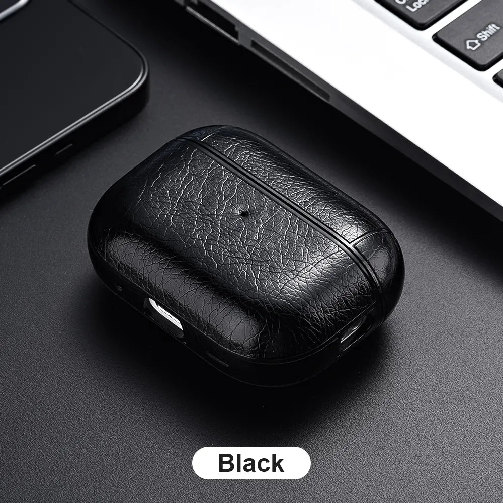 For Airpods Pro 2 Case Leather Earphone Case For Apple Air Pod 3 Pro 2nd Generation USB C